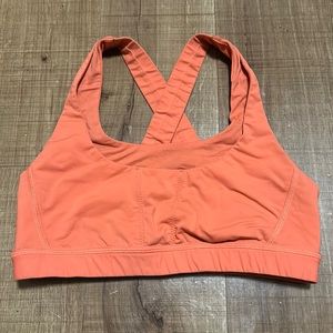 Orange Lululemon Sports Bra